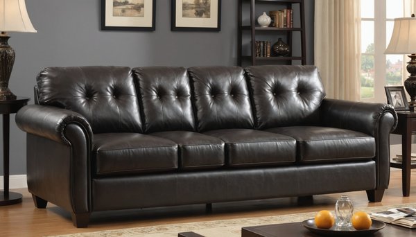Canapé convertible en cuir : élégance et durabilité assurées